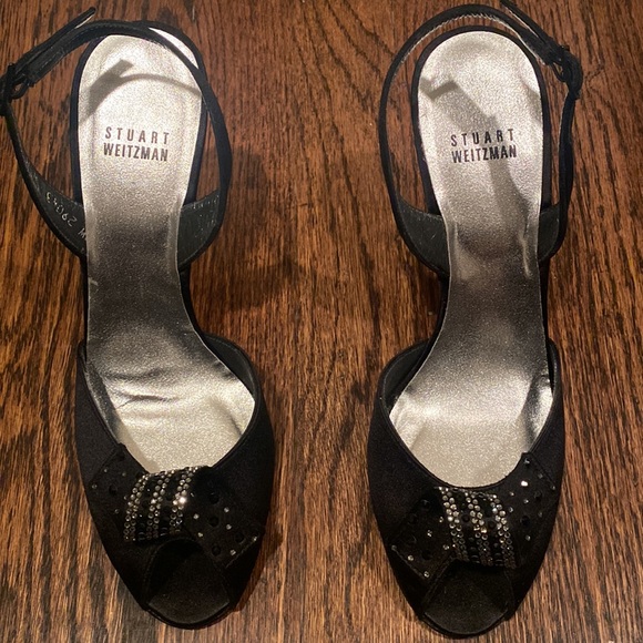 Stuart Weitzman Open Toed Heels - Picture 2 of 6